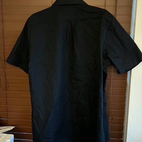 Men’s short sleeve black dress shirt - Picture 3 of 3